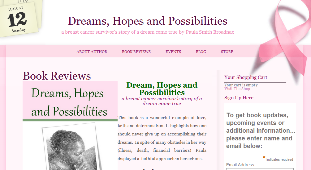 Dreams, Hopes and Possibilities Website by UNI Marketing Media Solutions